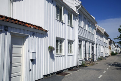 Wooden Houses, Posyeben, Kristiansand, Norway.