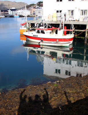 Reflection - Harbour, Honningsvaag, Norway.