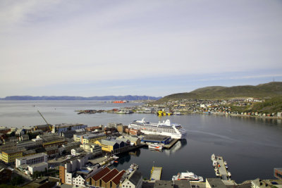 Port Panorama, Hammerfest, Norway. 