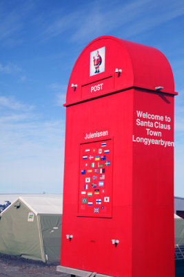 Santa's Postbox, Longyearbyen, Spitsbergen, Norway.