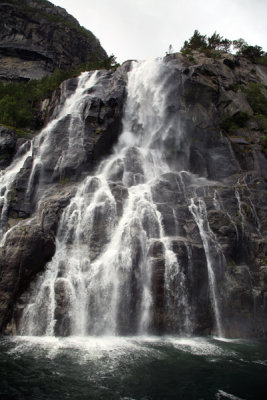 Hengjane Falls, Lysefjord, Norway.