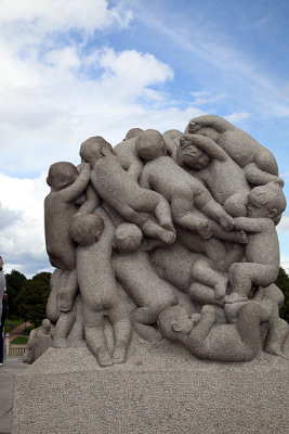 Sculpture - Babies, Vigeland Park, Oslo, Norway.