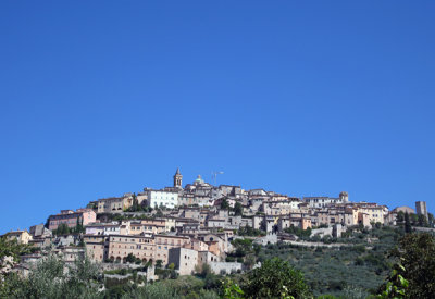 Panorama of Trevi.