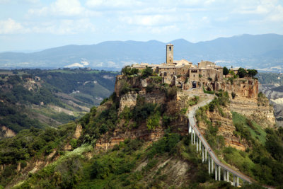 Panorama of Civita.
