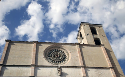 Facade of the Duomo, Todi.