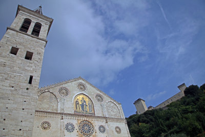 Duomo and Castle, Spoleto.