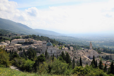 Panorama of Assisi. 