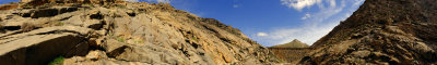 Panorama of Barranco de las Penitas, Betancuria Nature Reserve.