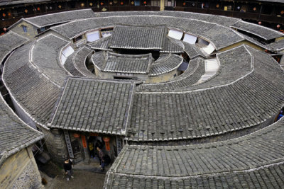 Roof Lines, Chengqilou Tolou, Xiamen, PRChina.