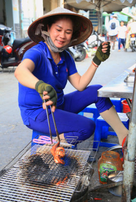 Soul Food Vendor, Ho Chi Minh City, Vietnam.