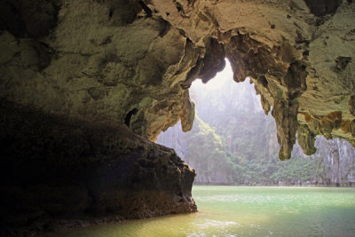 Grotto, Ha Long Bay, Vietnam.