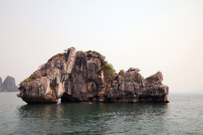 Fish Rock, Ha Long Bay, Vietnam.