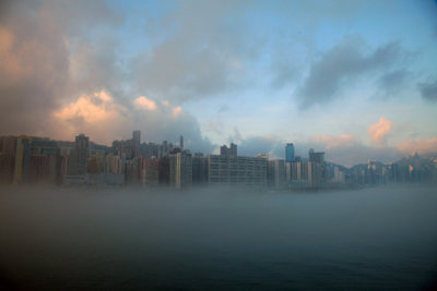 Hong Kong Skyline, Early Morning.