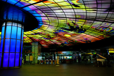 Dome of Light, Formosa Blvd Metro Station, Kaohsiung, Taiwan.