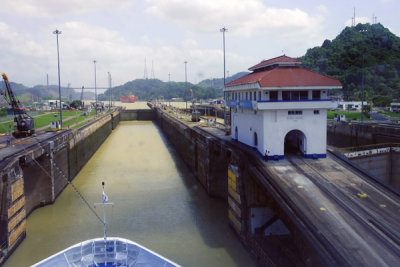 Pedro Miguel Locks, Panama Canal, Panama.