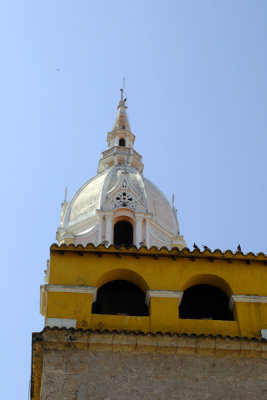 Cathedral Bell Tower, Cartagena, Colombia.