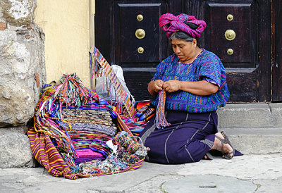 Engrossed - Antigua, Guatemala.