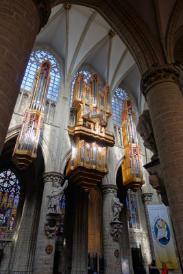 Organ - Cathedral, Brussels.