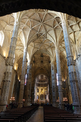 Interior of Cathedral, Belem.