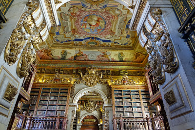 Interior, University Library, Coimbra.