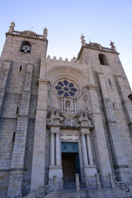 Facade of Cathedral, Porto,