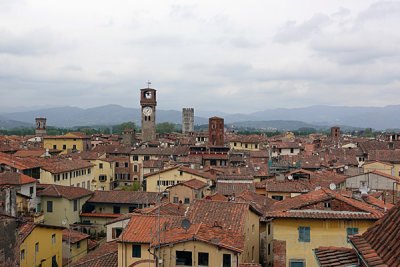 Panorama of Lucca.