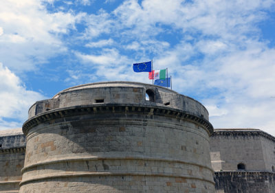 City Ramparts, Civitavecchia, Italy.