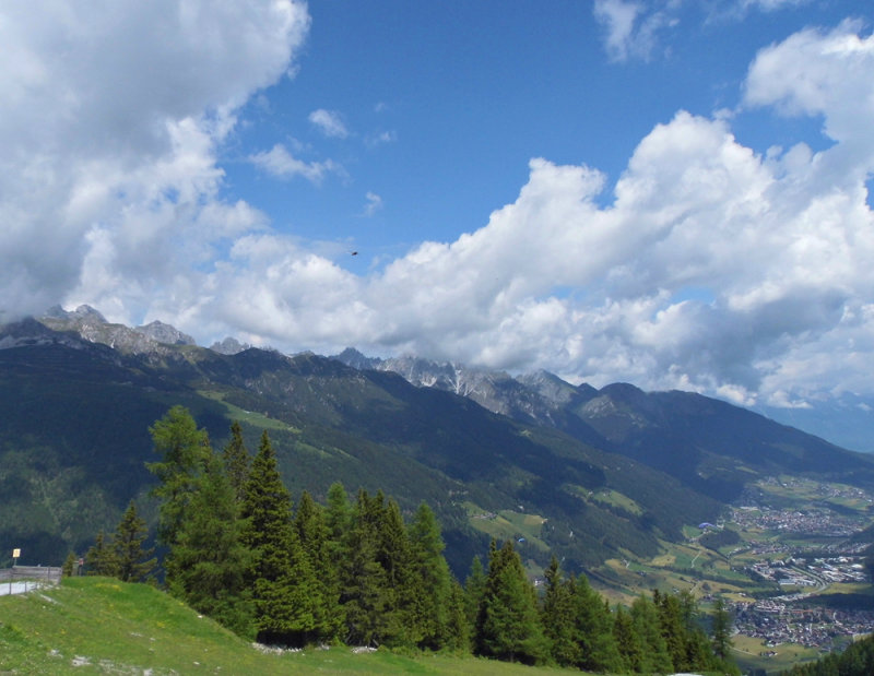 STUBAI VALLEY FROM THE ELFER MOUNTAIN   .  1