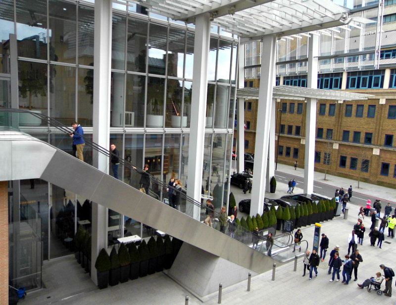 LOWER FORECOURT AT THE SHARD BUILDING