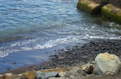 FUNCHAL'S BLACK SAND