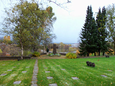 GERMAN WWII GRAVES AT NARVIK CEMETERY