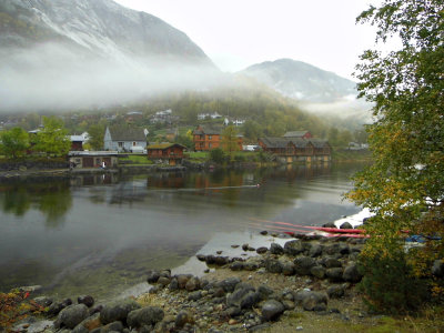 EIDFJORD RIVER SCENE