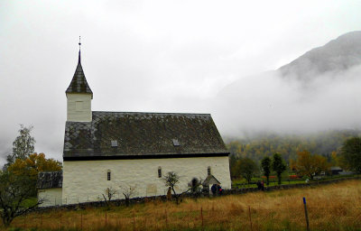 EIDFJORD OLD CHURCH  .  1