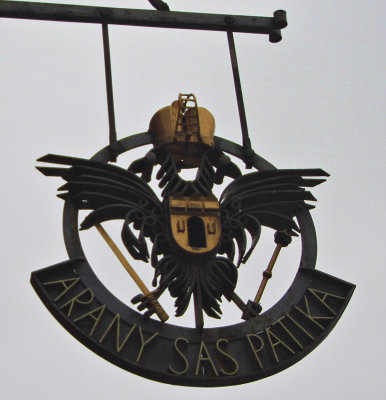 THE GOLDEN EAGLE PHARMACY SIGN