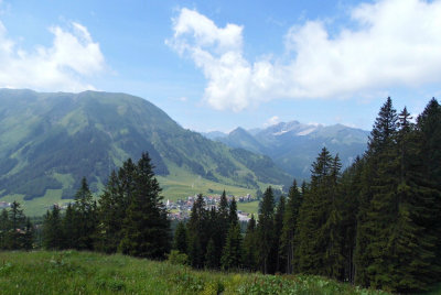 VIEW FROM THE MOUNTAIN ALM