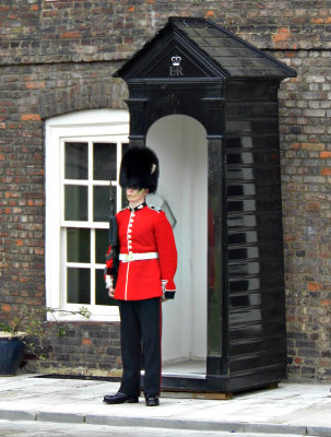 GUARD AT QUEENS HOUSE