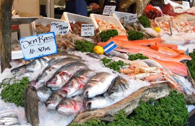 FRESH FISH DISPLAY