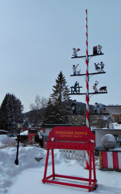 Maypole at the ski school