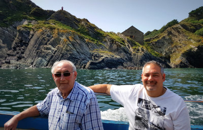 Derek & John Sail by the Peak Rock