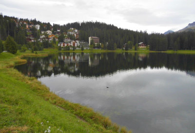 Looking Across Obersee Lake.