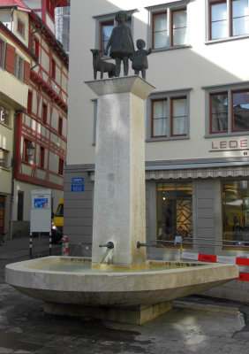 Trough and Statue