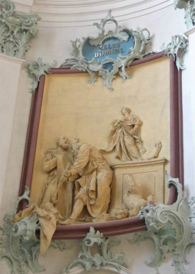 Cathedral Plaster Relief Plaque