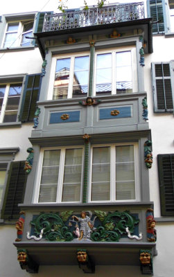 Oriel Windows and Balcony