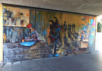 Urban Art in the Underpass . 1