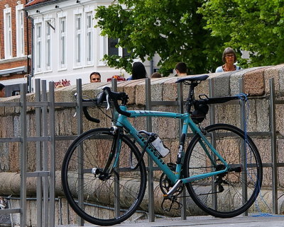 Blue bicycle