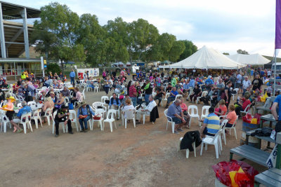 Friday night at the site