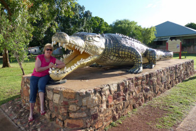 The big croc at Normanton