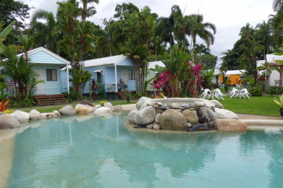 Mossman Motel and Holiday Villas. Highly recommended.