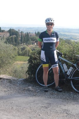 Annie en Toscane