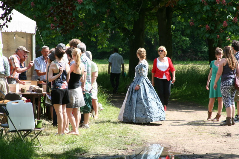 Volk in het Park